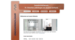 Desktop Screenshot of hormonpraxis-essen.de